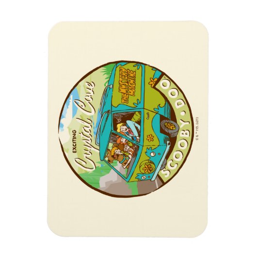 Scooby-Doo | Gang Driving Through "Crystal Cove" Magneet (Verticaal)