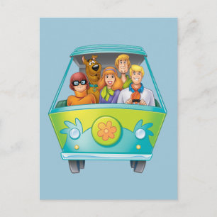 Scooby-Doo & Gang Mystery Machine Airborstel Briefkaart