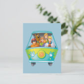 Scooby-Doo & Gang Mystery Machine Airborstel Briefkaart (Staand voorkant)