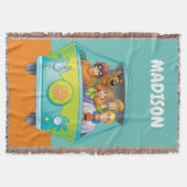 Scooby-Doo & Gang Mystery Machine Airborstel Deken (Voorkant)