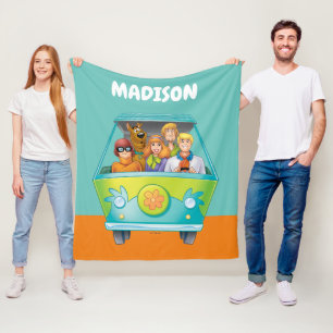 Scooby-Doo & Gang Mystery Machine Airborstel Fleece Deken