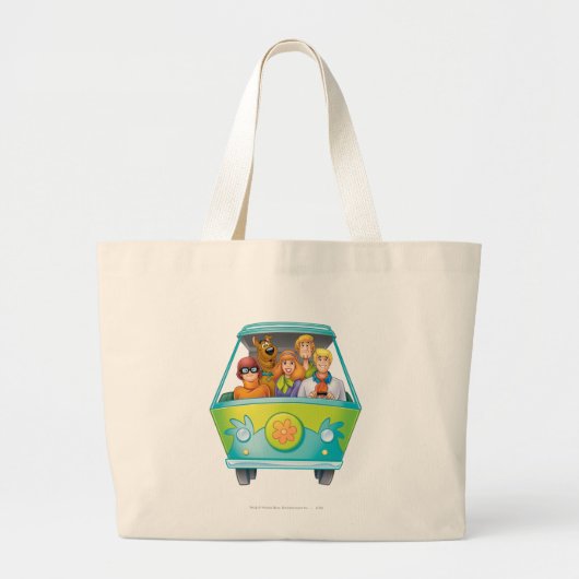 Scooby-Doo & Gang Mystery Machine Airborstel Grote Tote Bag (Voorkant)