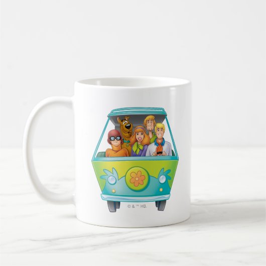 Scooby-Doo & Gang Mystery Machine Airborstel Koffiemok (Links)