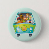 Scooby-Doo & Gang Mystery Machine Airborstel Ronde Button 5,7 Cm (Voorkant)