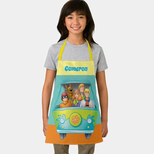 Scooby-Doo & Gang Mystery Machine Airborstel Schort (Insitu)