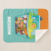Scooby-Doo & Gang Mystery Machine Airborstel Sherpa Deken (Voorkant (horizontaal))