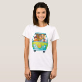 Scooby-Doo & Gang Mystery Machine Airborstel T-shirt (Voorkant volledig)