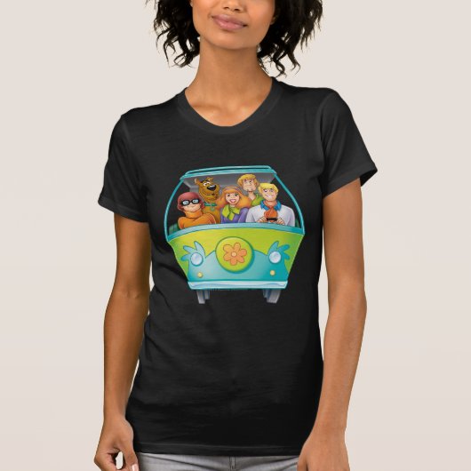 Scooby-Doo & Gang Mystery Machine Airborstel T-shirt (Voorkant)