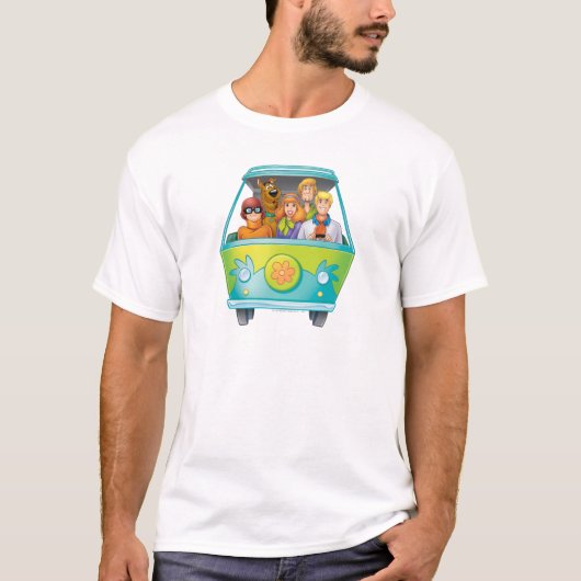 Scooby-Doo & Gang Mystery Machine Airborstel T-shirt (Voorkant)
