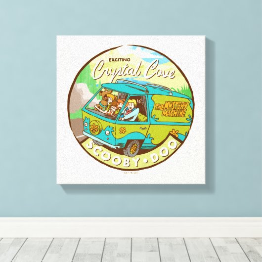 Scooby-Doo | Gang rijdend door "kristalcove" Canvas Afdruk (Insitu (Houten vloer))
