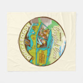 Scooby-Doo | Gang rijdend door "kristalcove" Fleece Deken (Voorkant (Horizontaal))