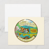 Scooby-Doo | Gang rijdend door "kristalcove" Notitiekaartje (Voorkant / Achterkant)