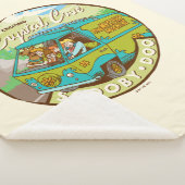 Scooby-Doo | Gang rijdend door "kristalcove" Sherpa Deken (3/4)