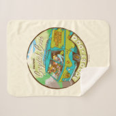 Scooby-Doo | Gang rijdend door "kristalcove" Sherpa Deken (Voorkant (horizontaal))