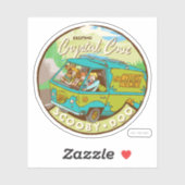 Scooby-Doo | Gang rijdend door "kristalcove" Sticker (Vel)