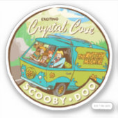 Scooby-Doo | Gang rijdend door "kristalcove" Sticker (Voorkant)