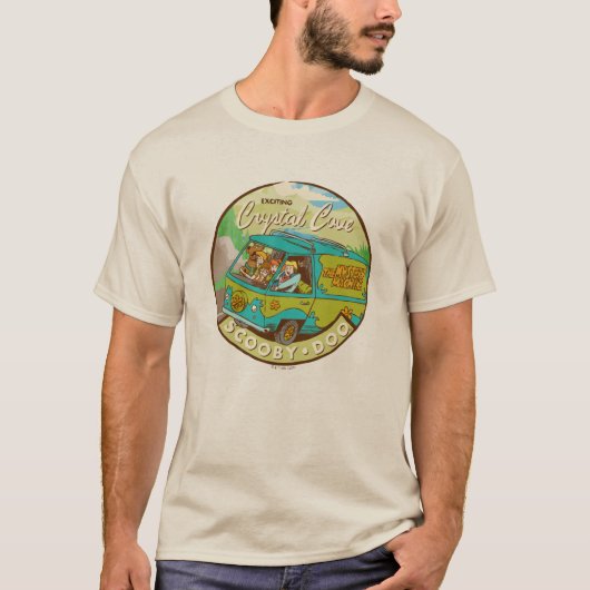 Scooby-Doo | Gang rijdend door "kristalcove" T-shirt (Voorkant)