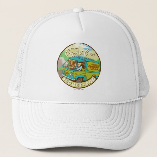 Scooby-Doo | Gang rijdend door "kristalcove" Trucker Pet (Voorkant)