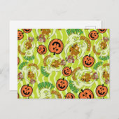 Scooby-Doo | Gelukkig Halloween patroon Briefkaart (Voorkant / Achterkant)