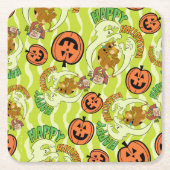 Scooby-Doo | Gelukkig Halloween patroon Kartonnen Onderzetters (Voorkant)