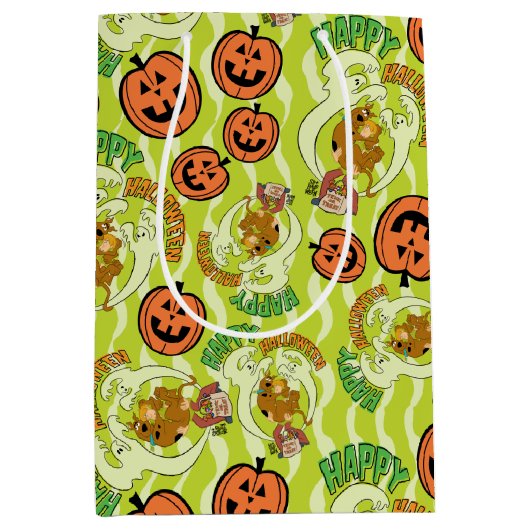 Scooby-Doo | Gelukkig Halloween patroon Medium Cadeauzakje (Voorkant)