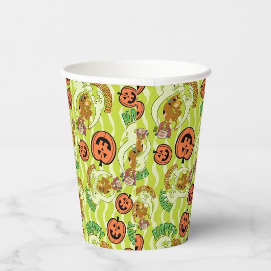 Scooby-Doo | Gelukkig Halloween patroon Papieren Bekers (Rechts)