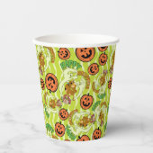 Scooby-Doo | Gelukkig Halloween patroon Papieren Bekers (Voorkant)