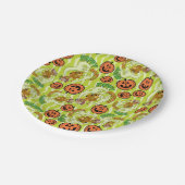 Scooby-Doo | Gelukkig Halloween patroon Papieren Bordje (Gekanteld)