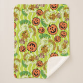 Scooby-Doo | Gelukkig Halloween patroon Sherpa Deken (Voorkant)