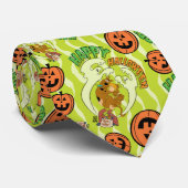 Scooby-Doo | Gelukkig Halloween patroon Stropdas (Opgerold)