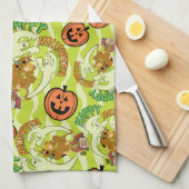 Scooby-Doo | Gelukkig Halloween patroon Theedoek (Quarter Fold)