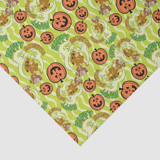 Scooby-Doo | Gelukkig Halloween patroon Tissuepapier (Detail)