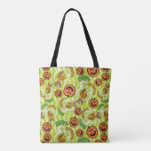 Scooby-Doo | Gelukkig Halloween patroon Tote Bag (Achterkant)