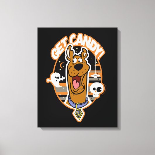 Scooby-Doo | Get Candy! Canvas Afdruk (Voorkant)