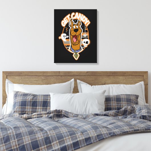 Scooby-Doo | Get Candy! Canvas Afdruk (Insitu (Slaapkamer))