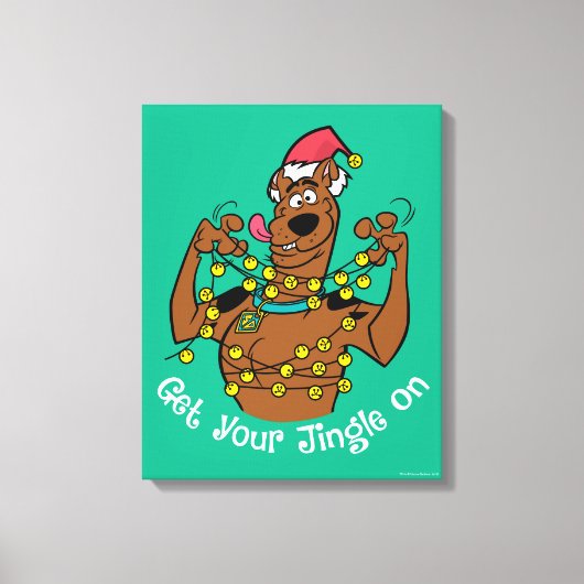 Scooby-Doo "Get Your Jingle On" Canvas Afdruk (Voorkant)