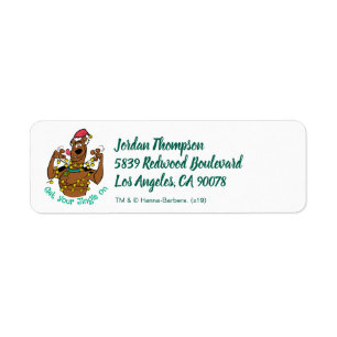 Scooby-Doo "Get Your Jingle On" Etiket