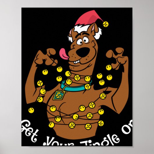 Scooby Doo Get Your Jingle On T Shirt Poster (Voorkant)