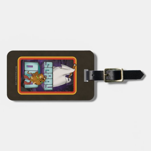 Scooby-Doo Ghost Looking for Shaggy & Scooby Bagagelabel (Voorkant horizontaal)