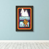 Scooby-Doo | Ghost Zoekt Shaggy & Scooby Canvas Afdruk (Insitu (Houten vloer))