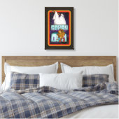 Scooby-Doo | Ghost Zoekt Shaggy & Scooby Canvas Afdruk (Insitu (Slaapkamer))