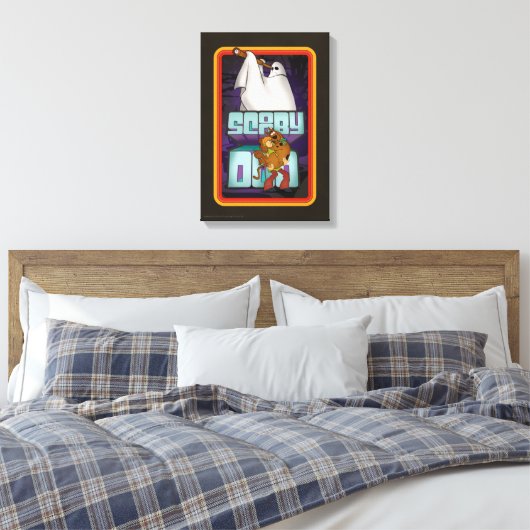 Scooby-Doo | Ghost Zoekt Shaggy & Scooby Canvas Afdruk (Insitu (Slaapkamer))