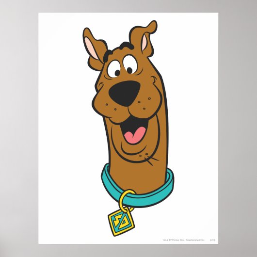 Scooby-Doo glimlachend gezicht Poster (Voorkant)
