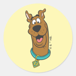 Scooby-Doo glimlachend gezicht Ronde Sticker