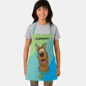 Scooby-doo glimlachend gezicht schort (Insitu)