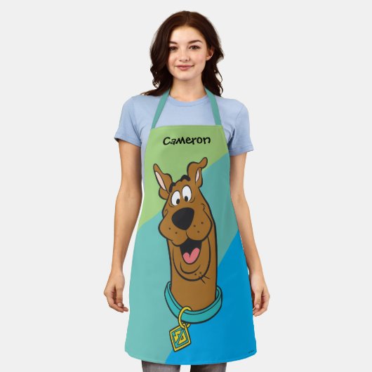 Scooby-Doo glimlachend gezicht Schort (Gedragen)