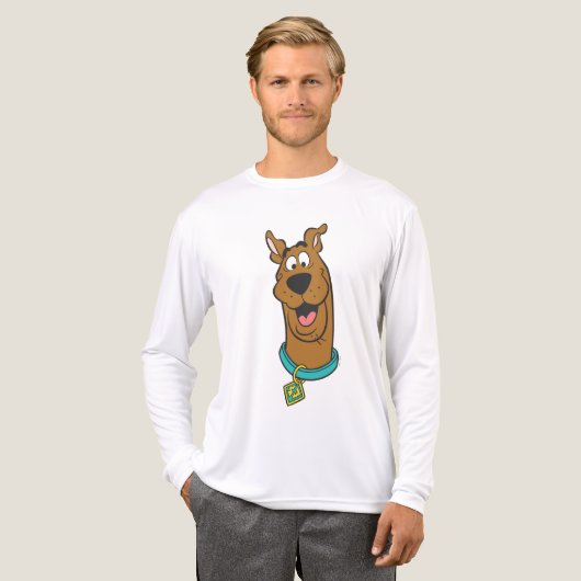Scooby-Doo-glimlachend gezicht Tri-Blend Shirt (Voorkant)