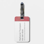 Scooby-Doo | "Groovy Gang" Retro Cartoon Bagagelabel (Achterkant verticaal)