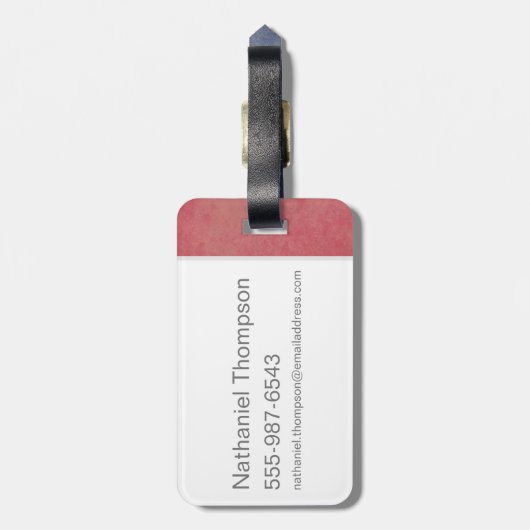 Scooby-Doo | "Groovy Gang" Retro Cartoon Bagagelabel (Achterkant verticaal)