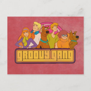 Scooby-Doo   "Groovy Gang" Retro Cartoon Briefkaart